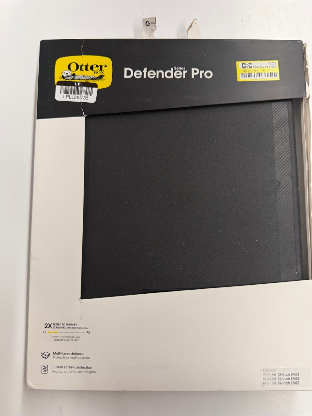 NEW OtterBox Defender Pro Black Rugged iPad Air 13 inch Sleeve